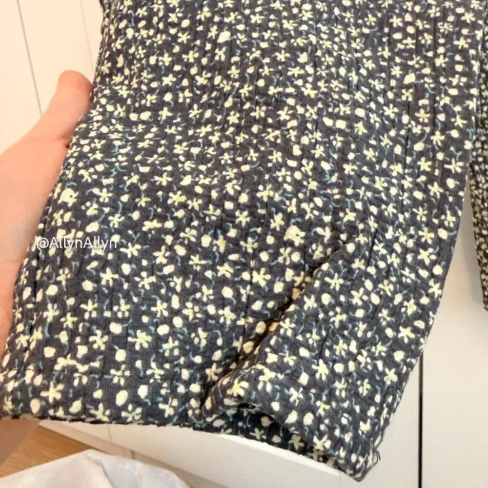 Zara NWT Kids Harem Pants - Pale Floral - 5-6T - Picture 4 of 11